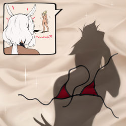 This is a pixiv picture whose title is Mordred's shadow.