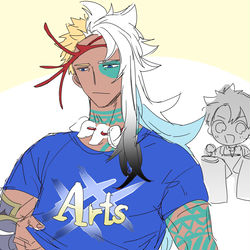 This is a pixiv picture whose title is 【FGO】ログ29_海幸彦といろいろ.