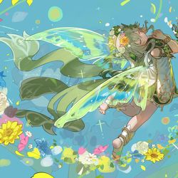 This is a pixiv picture whose title is nahida.