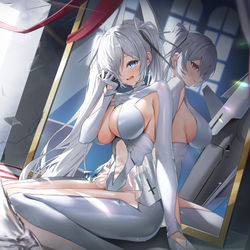This is a pixiv picture whose title is NIKKE 2nd Anniversary.