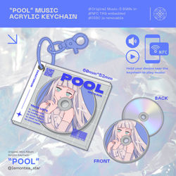 This is a pixiv picture whose title is “POOL” MUSIC Keychain.