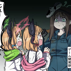 This is a pixiv picture whose title is 踊れば見逃してもらえるアレ.