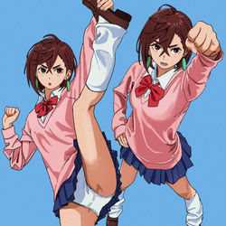 This is a pixiv picture whose title is Momo.