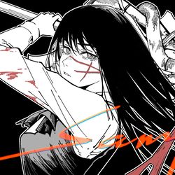 This is a pixiv picture whose title is 🗡🌹.