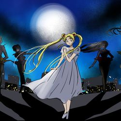 This is a pixiv picture whose title is セーラー戦士らくがき。.