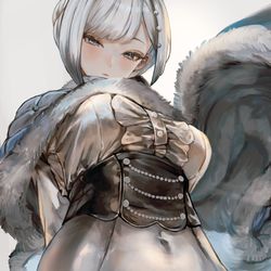 This is a pixiv picture whose title is skeb.