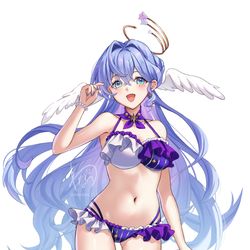 This is a pixiv picture whose title is 水着ロビン.