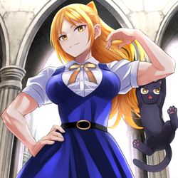 This is a pixiv picture whose title is 筋肉お嬢様.