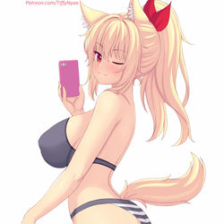This is a pixiv picture whose title is Let me take another selfie~~.