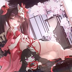 This is a pixiv picture whose title is 花火-与戏.