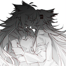 This is a pixiv picture whose title is 只有你.