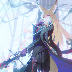 This is a pixiv picture whose title is 忍冬.