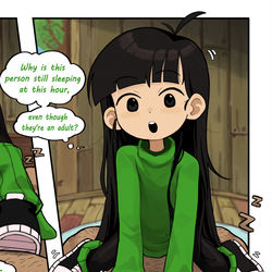 This is a pixiv picture whose title is Kids Next Door - Numbuh3's prank.