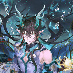 This is a pixiv picture whose title is Imbibitor Lunae.