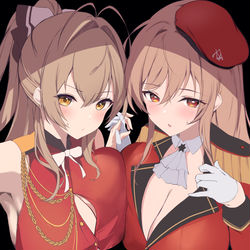 This is a pixiv picture whose title is sento&rapi.
