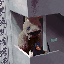 This is a pixiv picture whose title is パペットマスター.