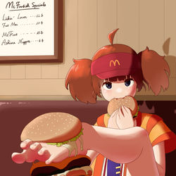 This is a pixiv picture whose title is 麦当劳.