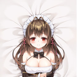 This is a pixiv picture whose title is 抱枕.