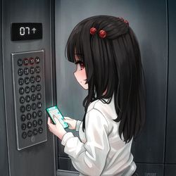 This is a pixiv picture whose title is Lulla elevator.