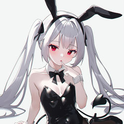 This is a pixiv picture whose title is 62日目 バニーサキュバスちゃん.