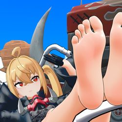 This is a pixiv picture whose title is Lucy on the bike.