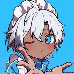 This is a pixiv picture whose title is かわいくてごめん.