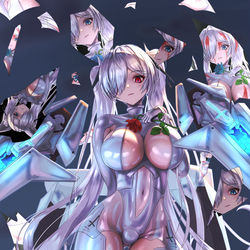 This is a pixiv picture whose title is NIKKE2周年 Cinderella.