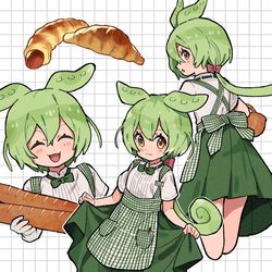 This is a pixiv picture whose title is 神戸屋ずんだもん.