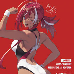 This is a pixiv picture whose title is アネゴちゃんフィギュア予約開始！.