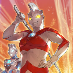 This is a pixiv picture whose title is ウルトラ逆光.