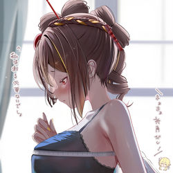 This is a pixiv picture whose title is 千織さんも採寸中📏.