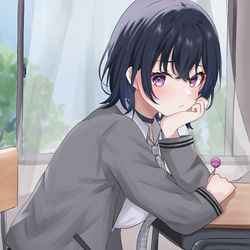 This is a pixiv picture whose title is 隣の席の一ノ瀬さん.