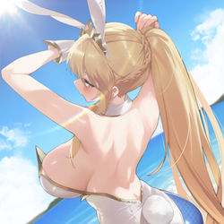 This is a pixiv picture whose title is バニー上.