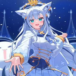 This is a pixiv picture whose title is フブキング.