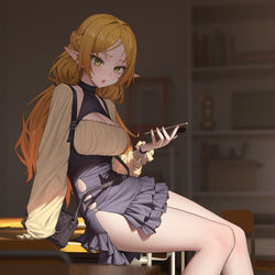 This is a pixiv picture whose title is aunt.