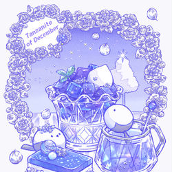 This is a pixiv picture whose title is 12月のタンザナイト.