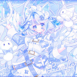 This is a pixiv picture whose title is コミティア150💙おしながき.