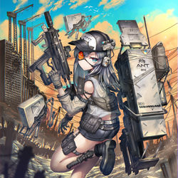 This is a pixiv picture whose title is 回収屋.