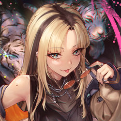 This is a pixiv picture whose title is トラの途上.