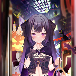 This is a pixiv picture whose title is 万圣节林萱（全年龄版本）.