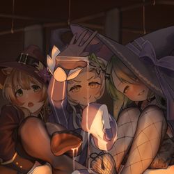 This is a pixiv picture whose title is Witches' Brew.