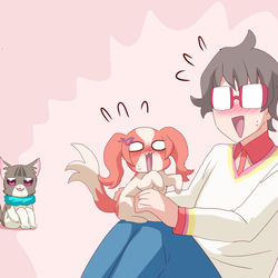 This is a pixiv picture whose title is 大事件.