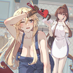 This is a pixiv picture whose title is Iowa 大和.