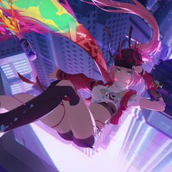 This is a pixiv picture whose title is 不乱不破.