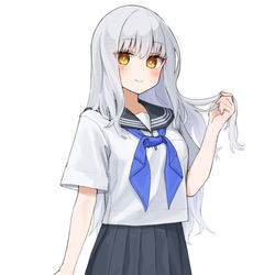 This is a pixiv picture whose title is 素足履きＪＫちゃん.
