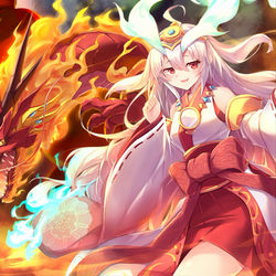 This is a pixiv picture whose title is くりから.