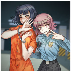 This is a pixiv picture whose title is Prison file 002-02.