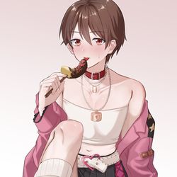 This is a pixiv picture whose title is 園田弟………….