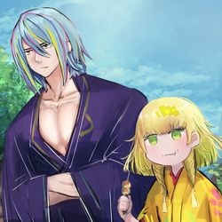 This is a pixiv picture whose title is セアミンと娑楽斎.