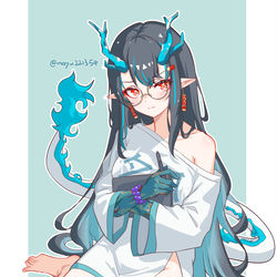This is a pixiv picture whose title is 夕宝生日快乐.